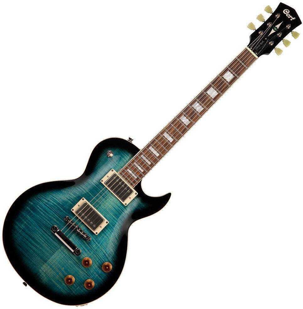 Cort CR250 DBB gitara elektryczna typu Les Paul CR-250-DBB dark blue b