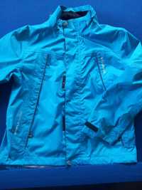 Niebieska kurtka przeciwdeszczowa sportowa Klimanock