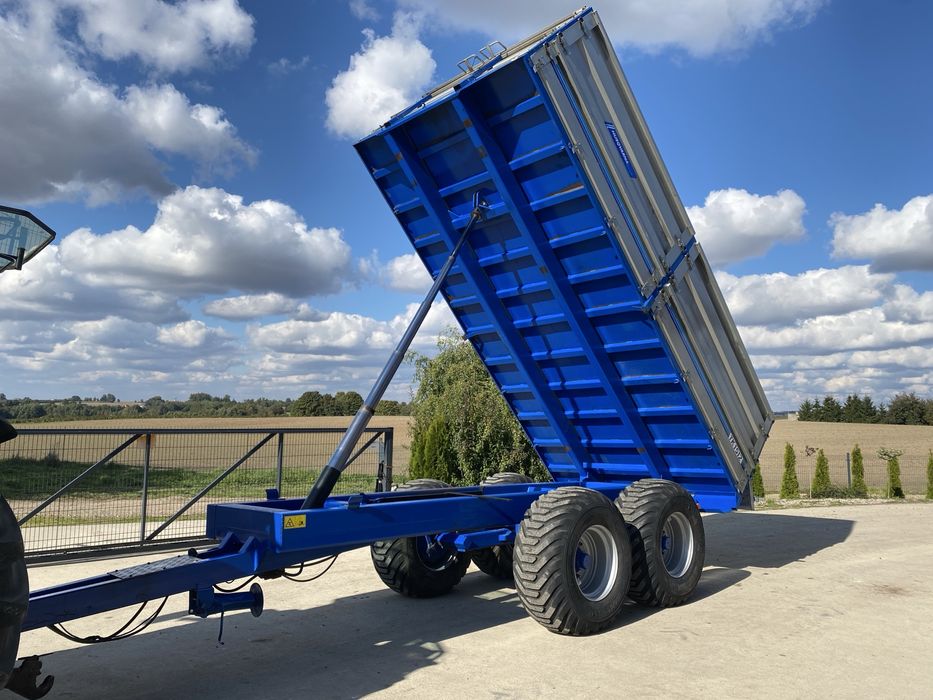 PRZYCZEPA WYWROTKA HUSQVARNA TK1512 SUP ST 15Ton  mulda kaweco miedema