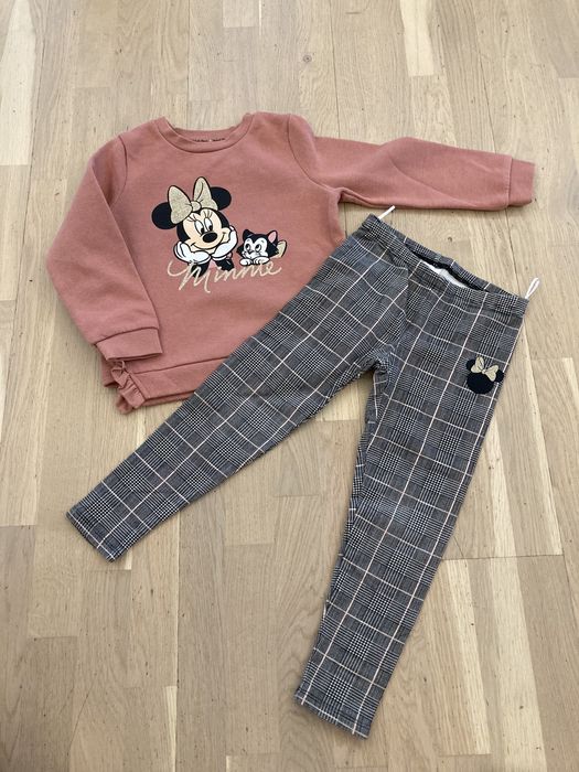 Komplet zestaw bluza legginsy c&a 104 myszka Minnie