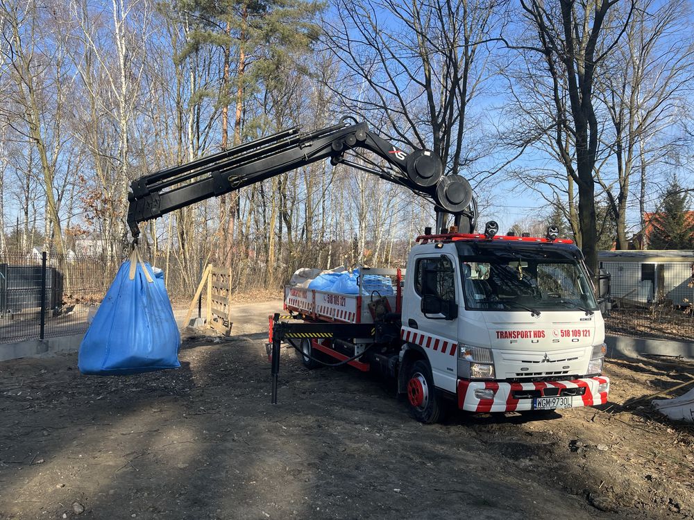 Maly Hds Big-Bagi transport materialow budowlanych i sypkich,wegiel