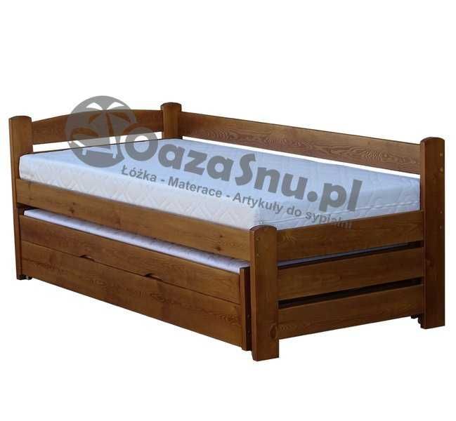 DUAL 80x200 łóżko z dodatkowym spaniem + pojemnik dowolny wymiar