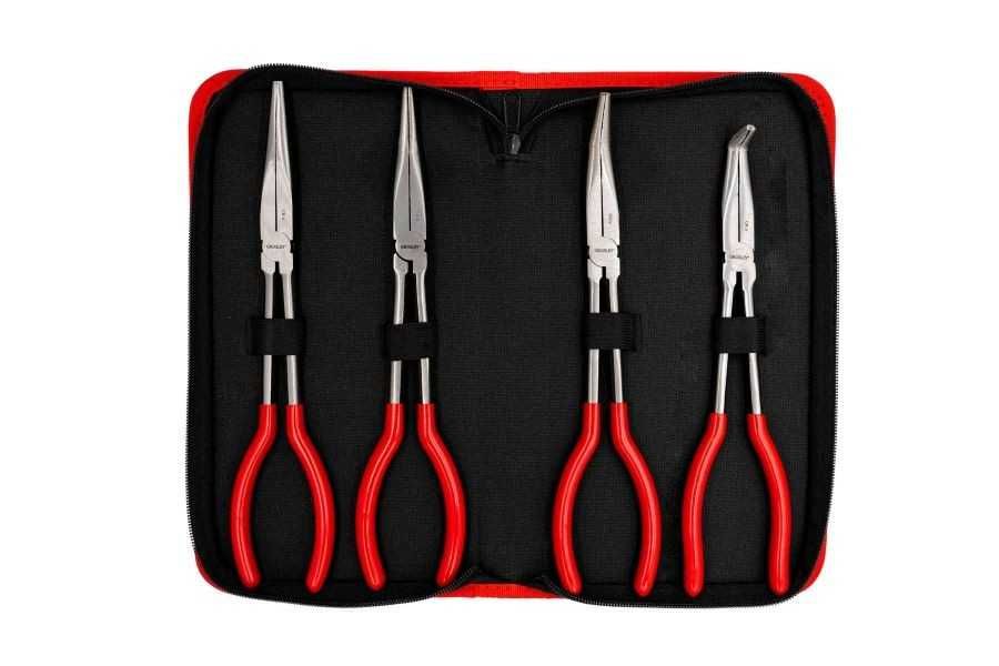 Zestaw 4szt. szczypiec długich wygiętych GR57014 Grosley