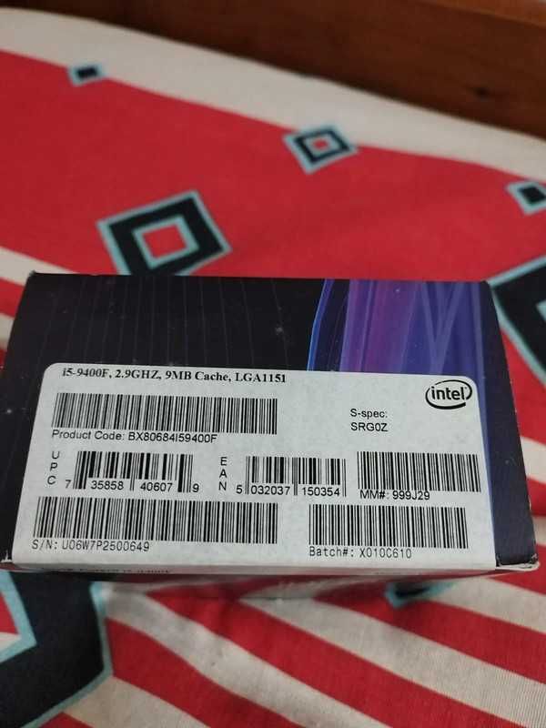Processador Intel Core i5-9400F + Cooler Original