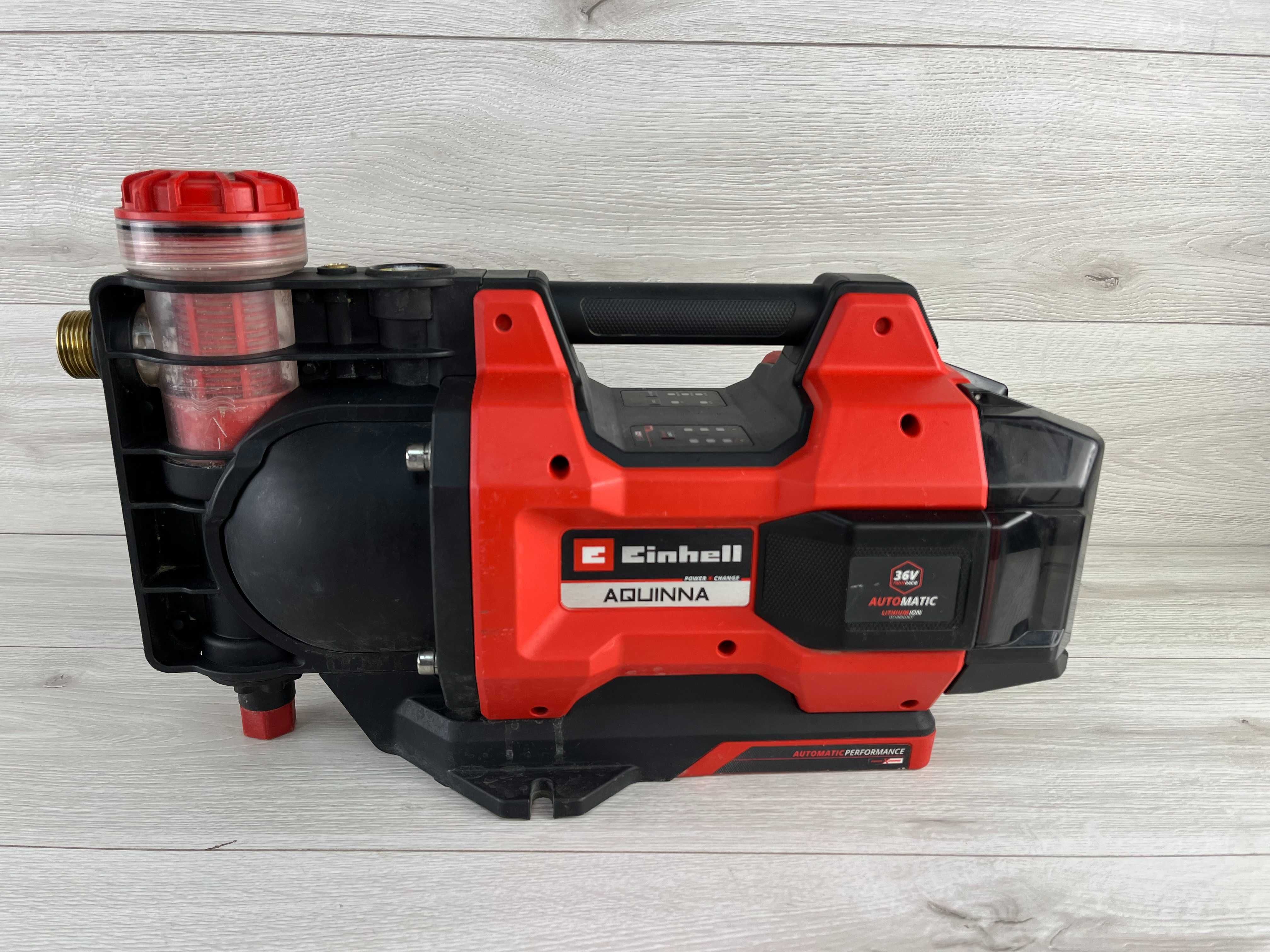 Насос садовий акумуляторний Einhell X-Change AQUINNA 36/38 F LED