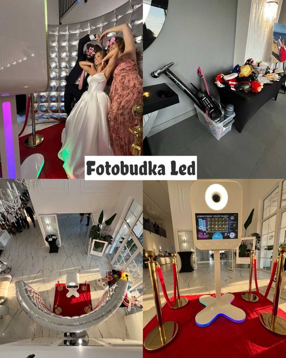 7 automatów fotolustro fotobudka led retro 360 overhead ai glambot