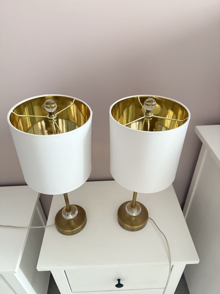 Lampa stołowa - TK Maxx- złota