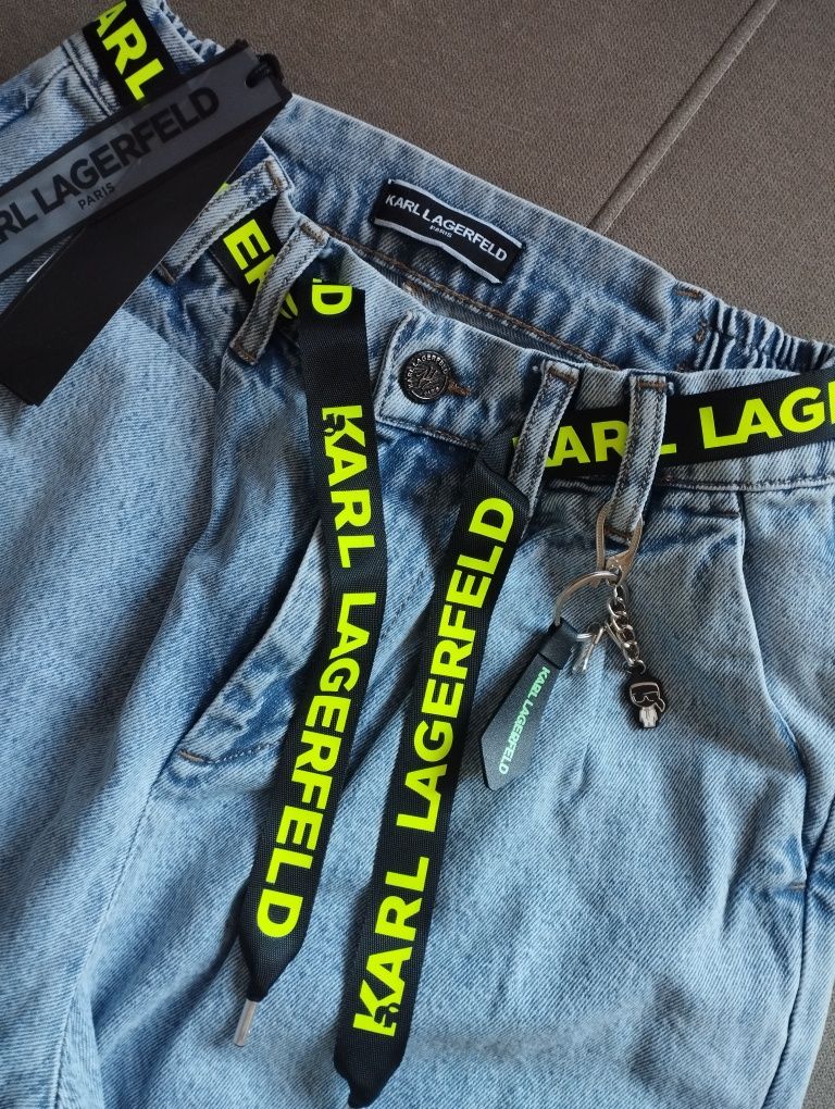 Spodnie jeans Karl Lagerfeld Alladyny boyfriend  nowe  29/3