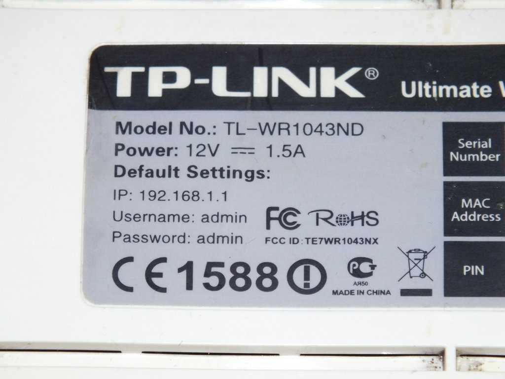 Router Gigabit Wireless N b/g/n USB TP-LINK ruter