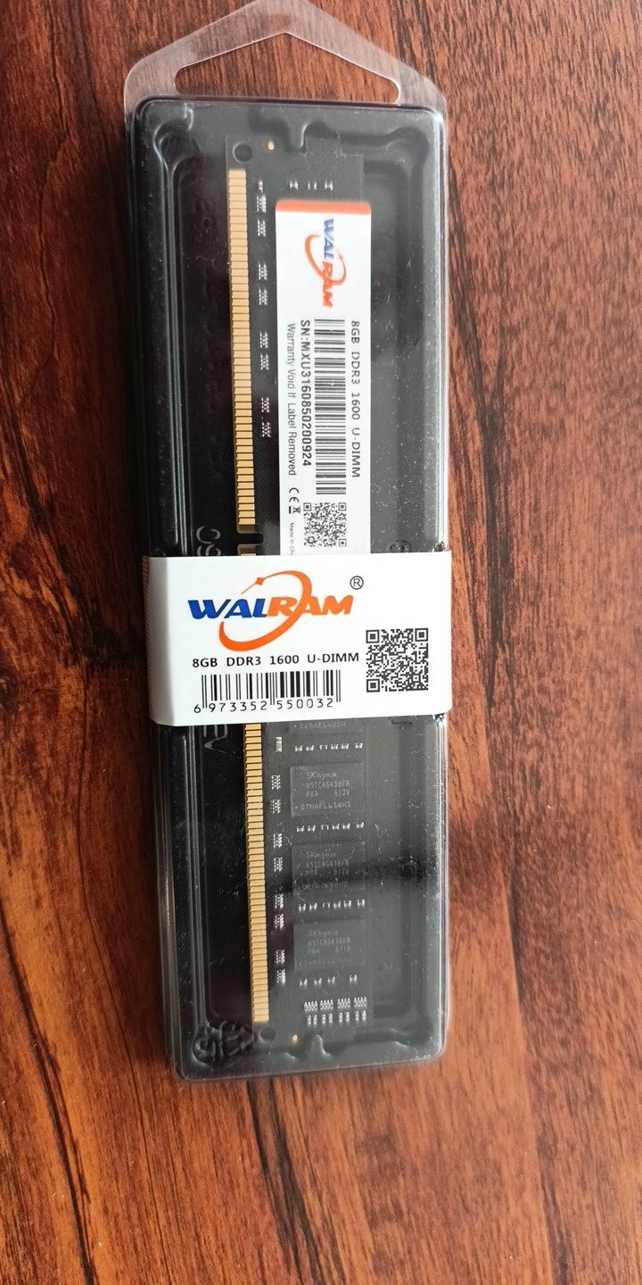 Новая оперативная память WALRAM 8GB DDR3 1600mhz
