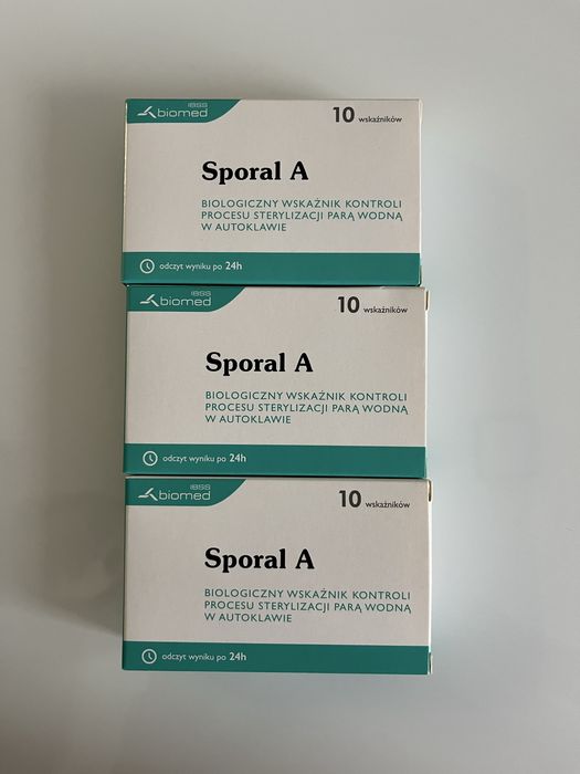 Sporal A test sterylizacji