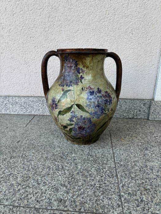 Duży Dzban/Amfora Glina Styl Rustykalny Ogród Lata 60te XXw Design