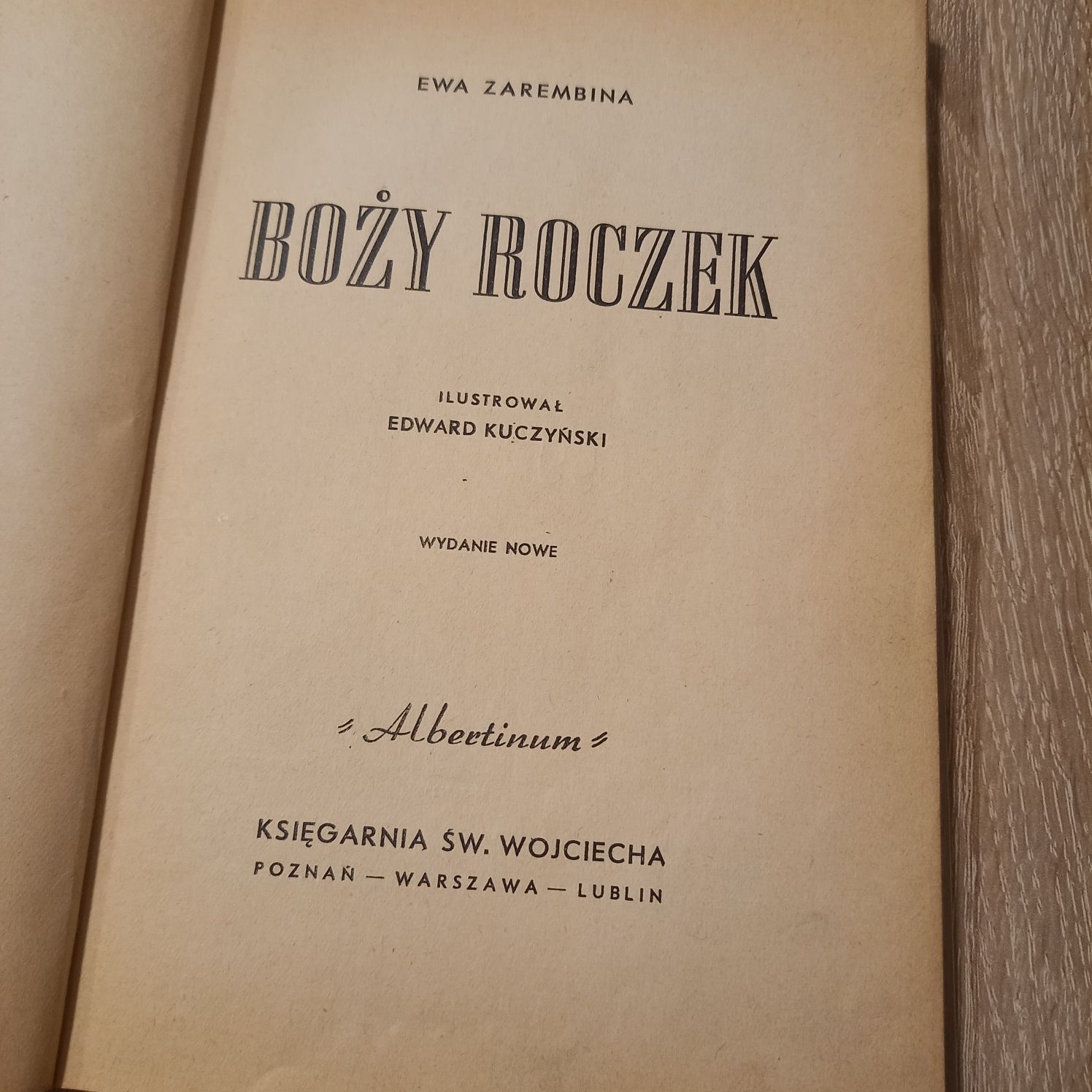 Książka Boży Roczek / Ewa Zarembina