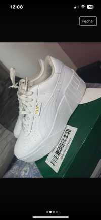 Puma cali wedge branco