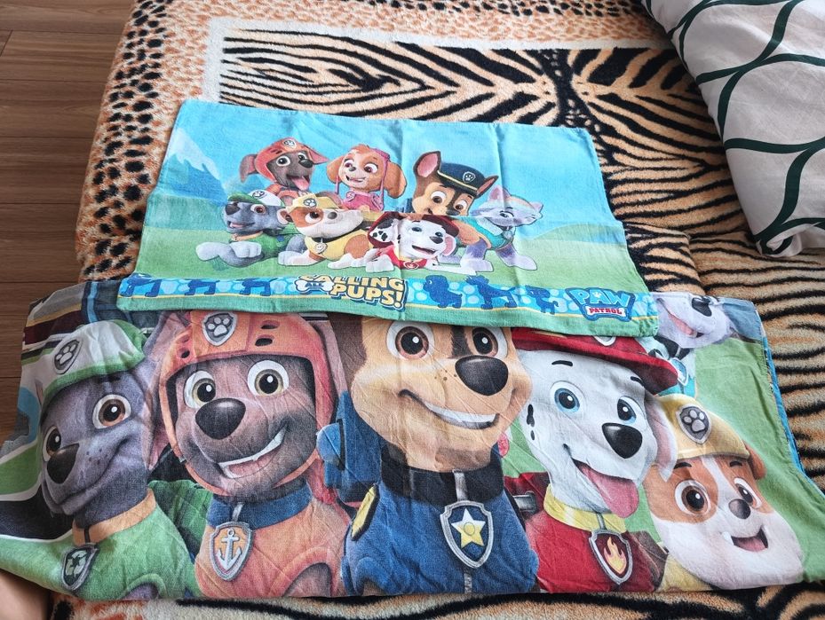 Komplety pościeli Psi Patrol oraz Tomek i przyjaciele 135x100