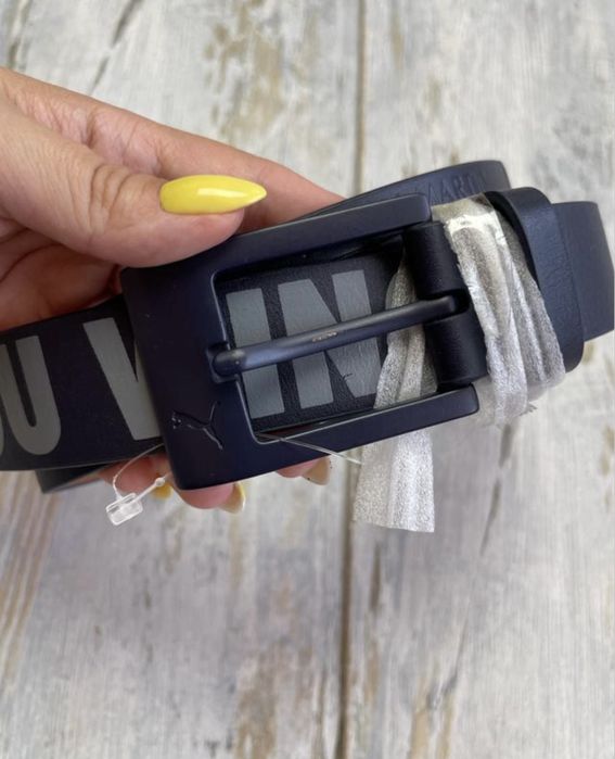 Чоловічий шкіряний ремінь Puma