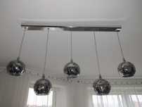 Lampa wisząca kule chrom lena lighting led