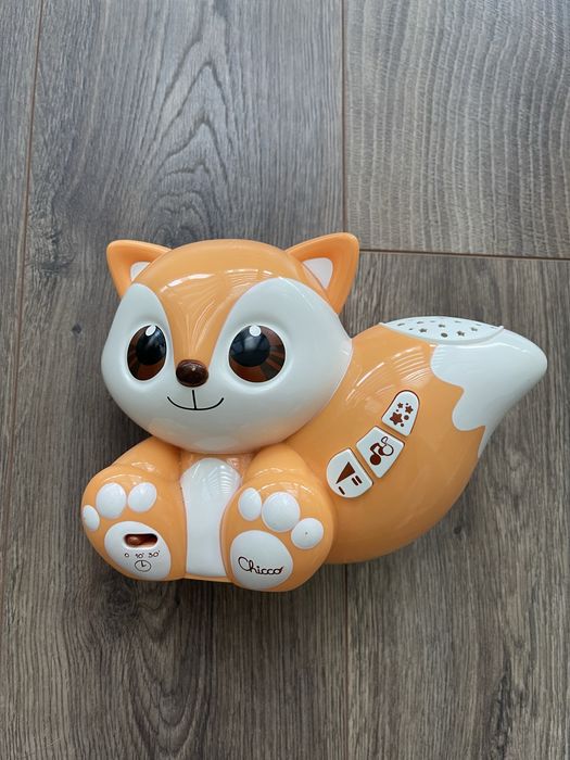 Музичний світильник-проектор Chicco лисеня