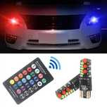 Mínimos led com comando rgb