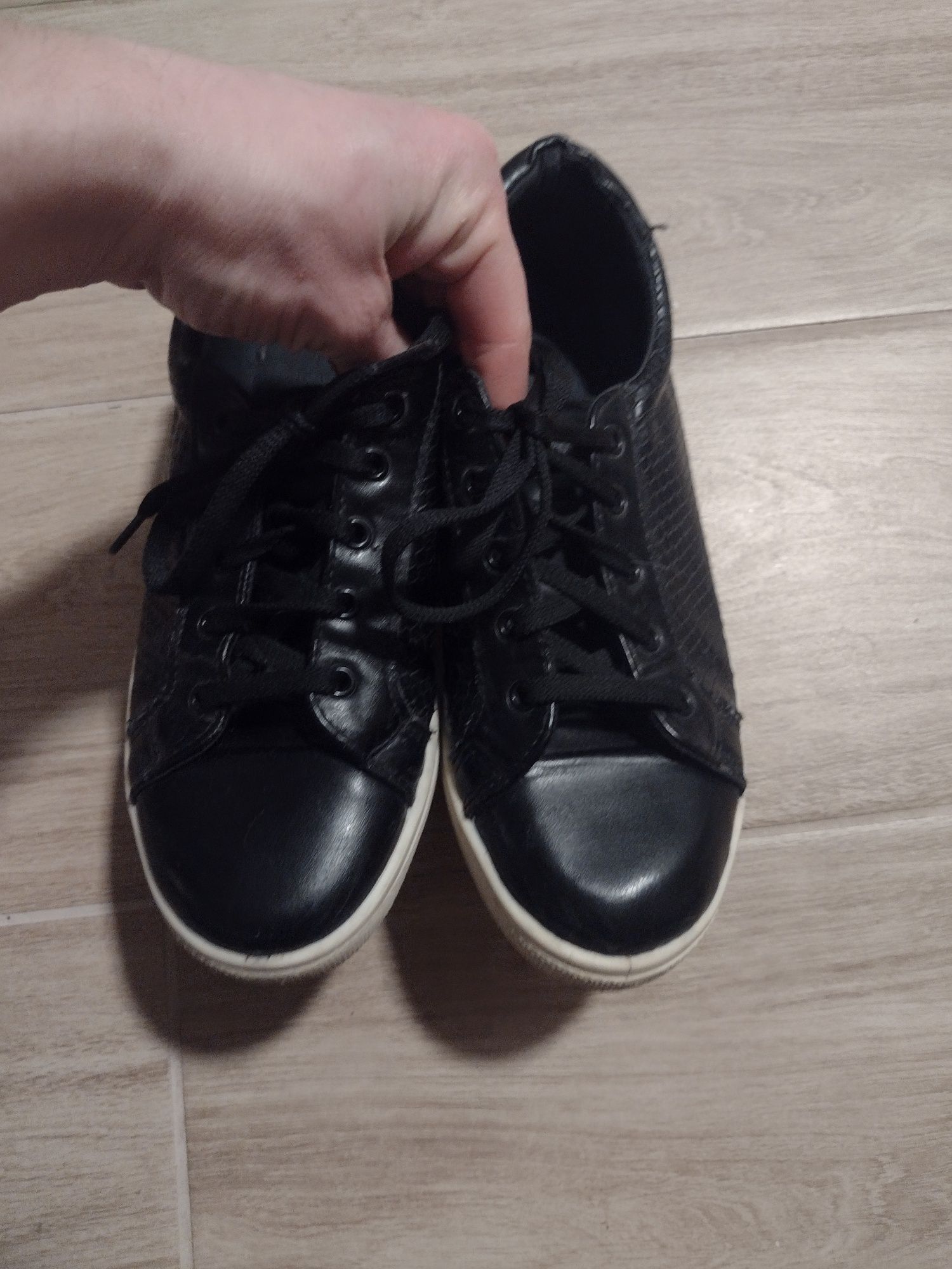 Włoskie buty  botki platforma czarne  topshop 38