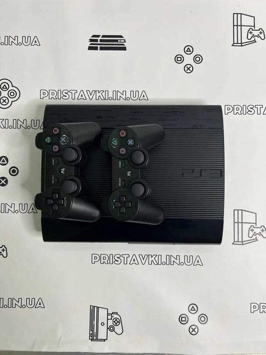 Игровая приставка Playstation 3 PS3 Super Slim 500ГБ 2 джойстика