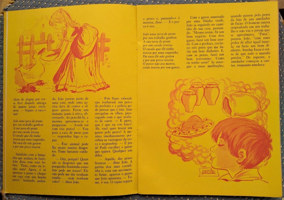Livro 26x35cm "João Sortudo" Pais & Filhos - Ótimo Estado!