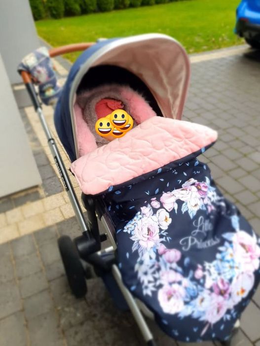 Śpiwór do wózka dla dziewczynki