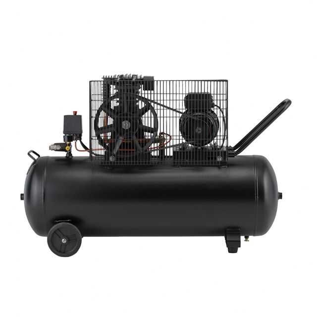 Компрессор 100 л, 1.8 кВт, 220 В, 10 атм, 250 л/мин. INTERTOOL PT-0012