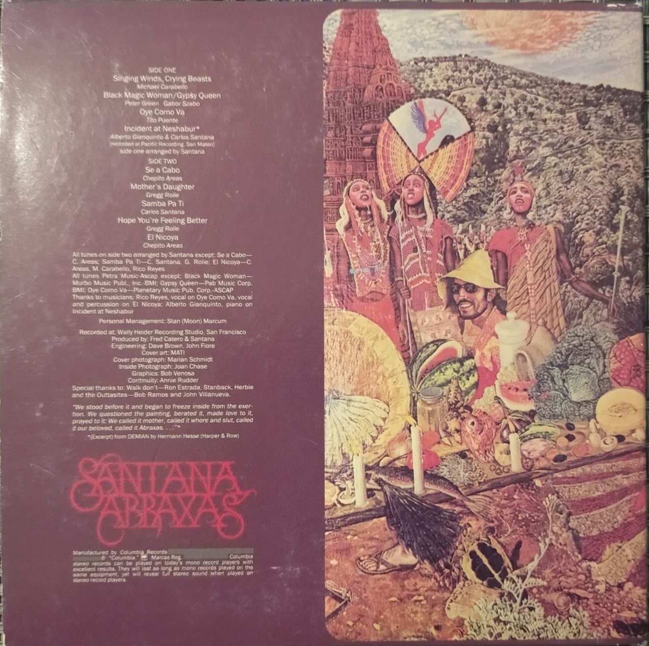 Cd диск Santana – Abraxas (1970)