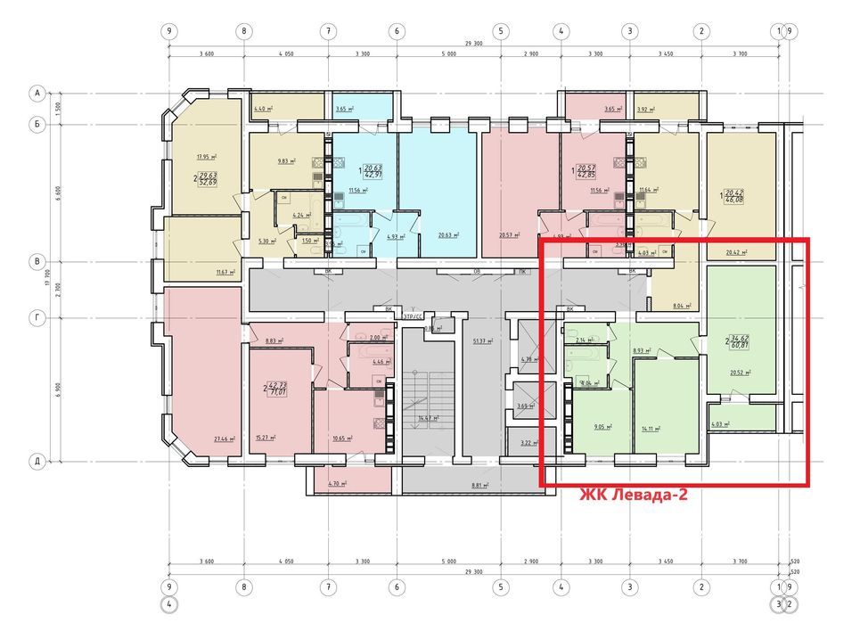 ДОКУМЕНТЫ, РЕАЛЬНАЯ! м Гагарина ЖК Левада Продам 2 комн. квартиру AB