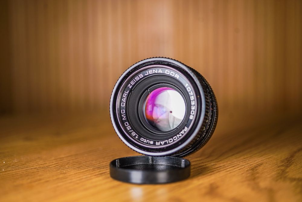 Obiektyw m42 Carl Zeiss Pancolar MC 50 1.8