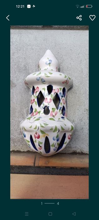 Candeeiros parede em Barro