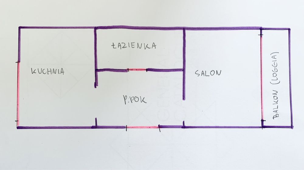 Kawalerka/2 pok, 35m2, do remontu, bezpośrednio