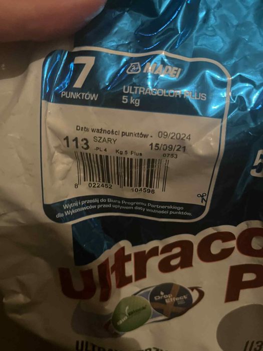 Fuga MAPEI 4 x 5kg kolor szary 113