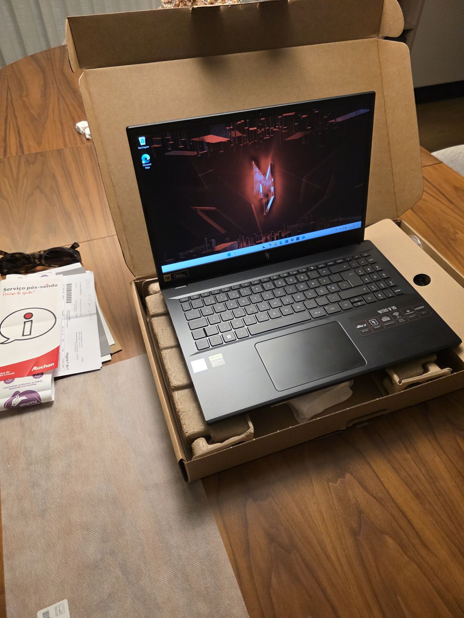 Acer Nitro V RTX 4060 i7 13th 16GB 512GB ESTREAR. Troca/retoma. Fatura