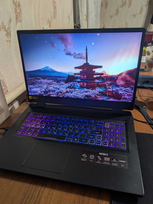Ноутбук Acer nitro 5 AN517-55.  rtx3060 i7 12700H
