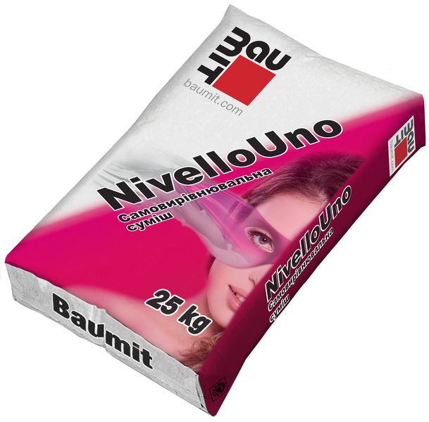 Baumit Nivello Uno наливная самовыравнивающаяся смесь, толщина 3-20 мм