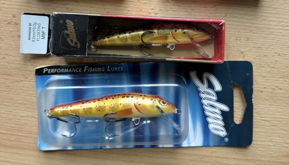 Woblery wobler salmo minnow 9 OTR i T