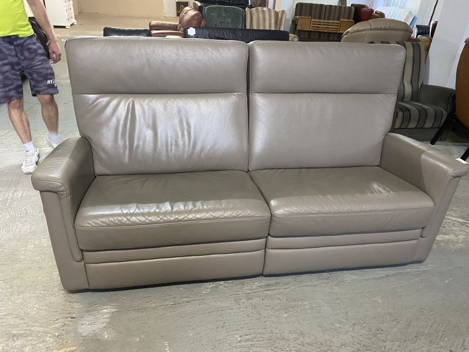 Sofa kanapa z funkcją relax nierozkładana skórzana wygodna FV DOWÓZ