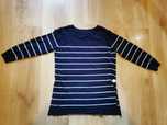 Hm mama 36 S sweter bluza ciążowa na ciąże granatowa w paski