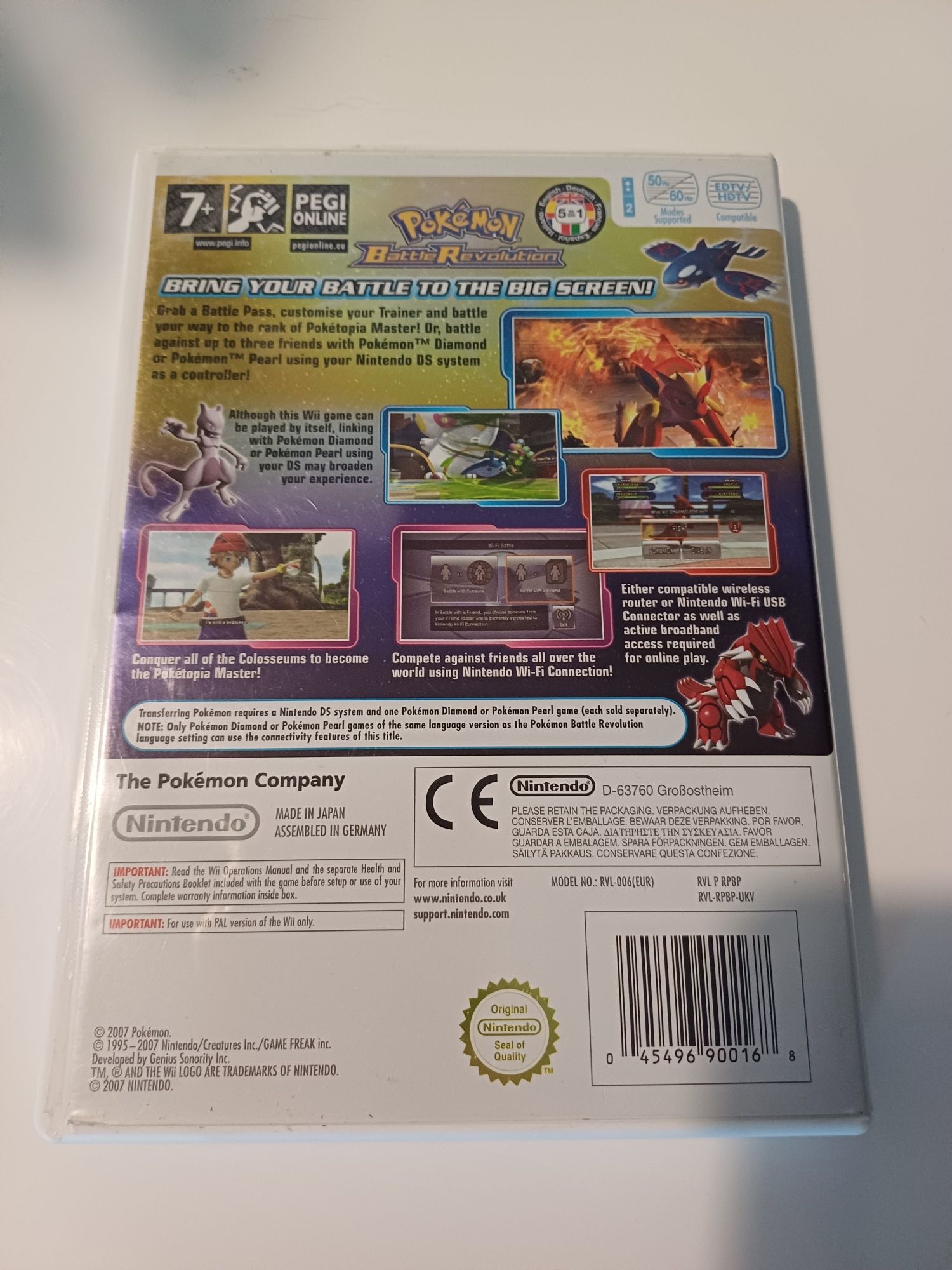 Pokemon Battle Revolution Nintendo Wii Angielska komplet