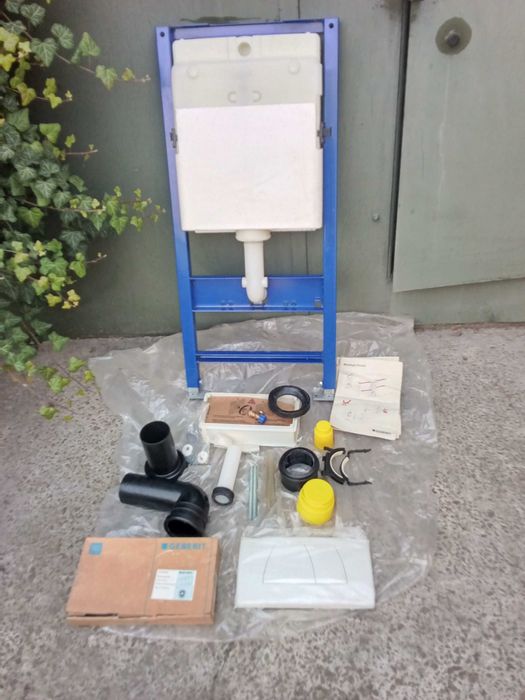 Нові інсталяція + клавіша / Geberit Duofix 111.100.00.1 + Twine line/