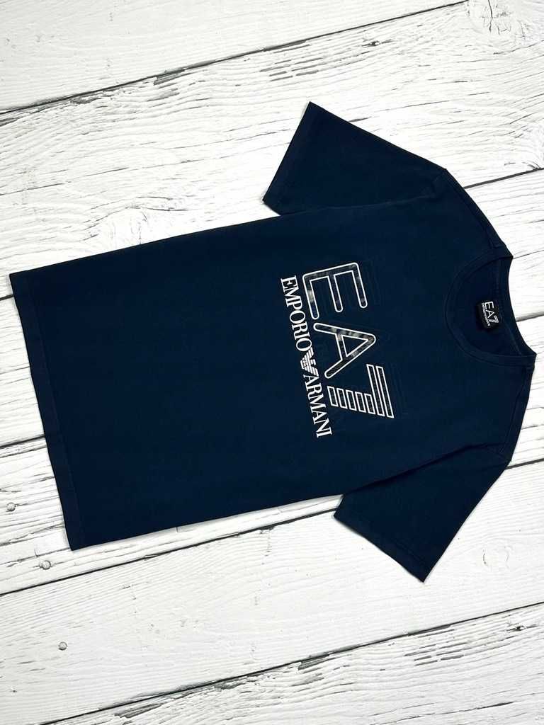 EMPORIO ARMANI EA7 Koszulka T-Shirt Męska Slim Fit Hologram Logo r. M