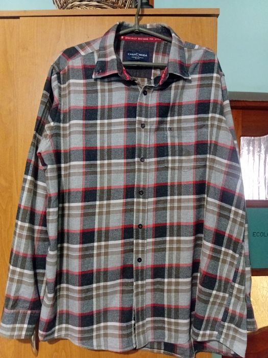 Тепла рубашка великого розміру