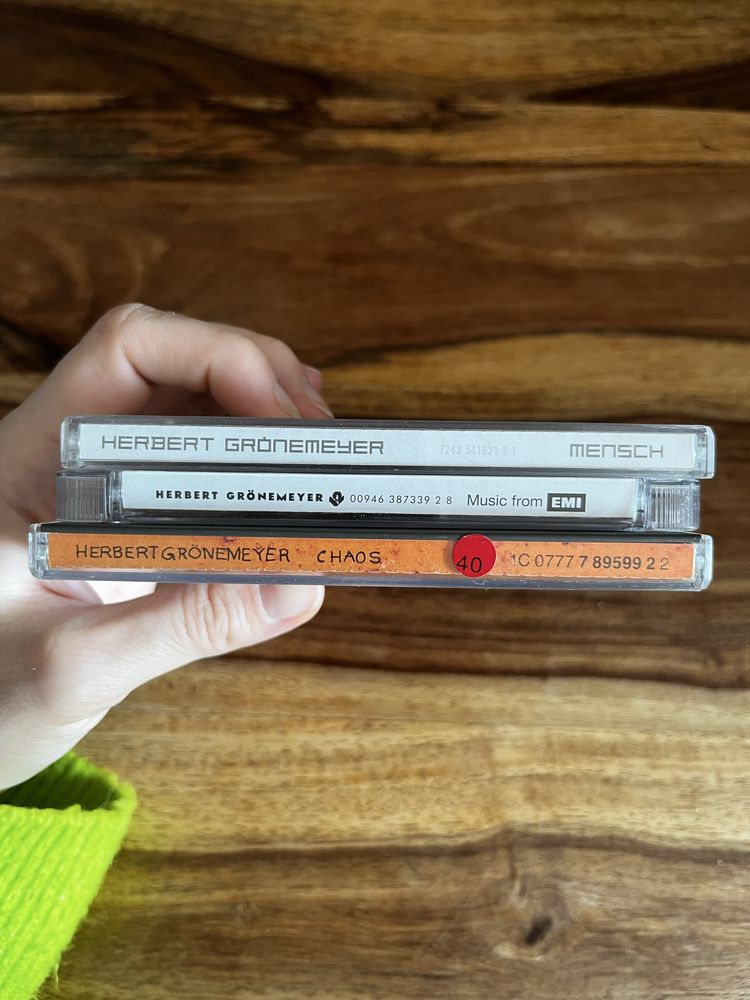 Zestaw 3 płyt CD płyty Herbert Grönemeyer