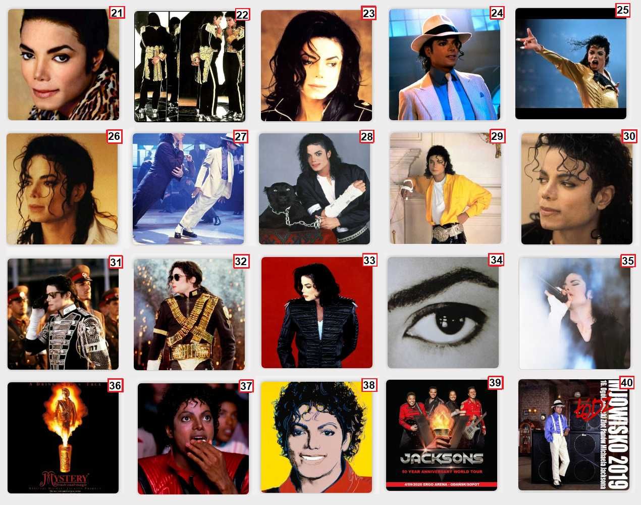 Michael Jackson Magnesy MJ na lodówkę