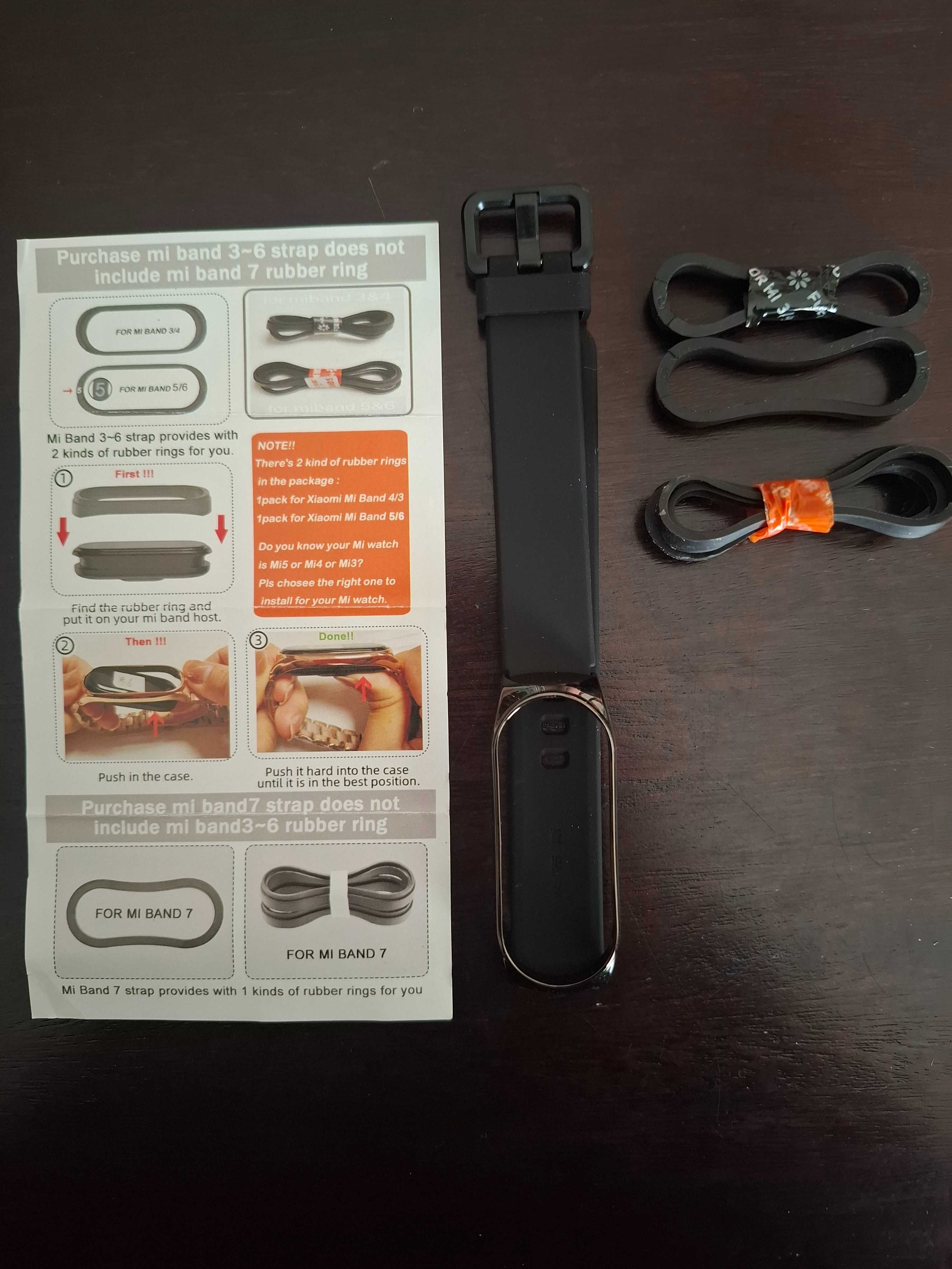 Pulseira de substituição para Mi Band 3, 4, 5 e 6