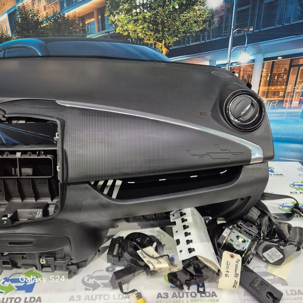 Tablier completo com kit de airbags Renault Zoe 2016