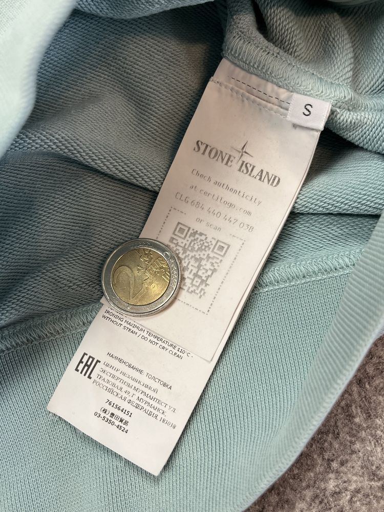 Stone Island Hoodie Кофта Пуловер Худи Стон Патч vintage размер С - М