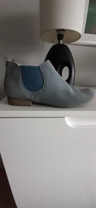 Botki sztyblety ze skóry